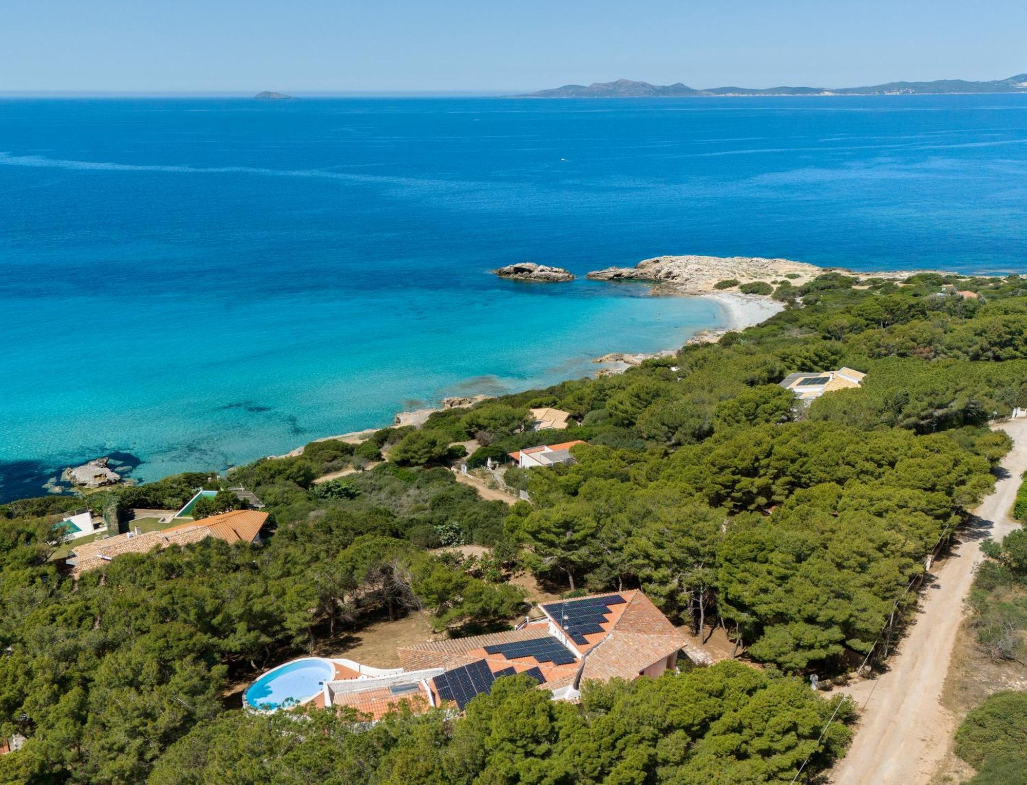 Villa Eliana Sul Mare Porto Pino Bagian luar foto