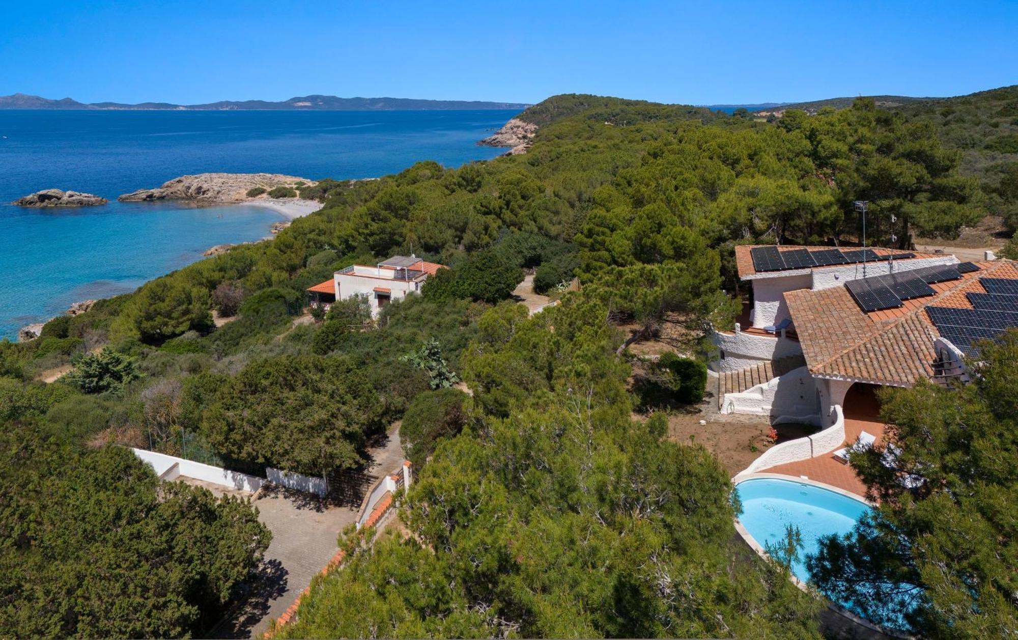 Villa Eliana Sul Mare Porto Pino Bagian luar foto